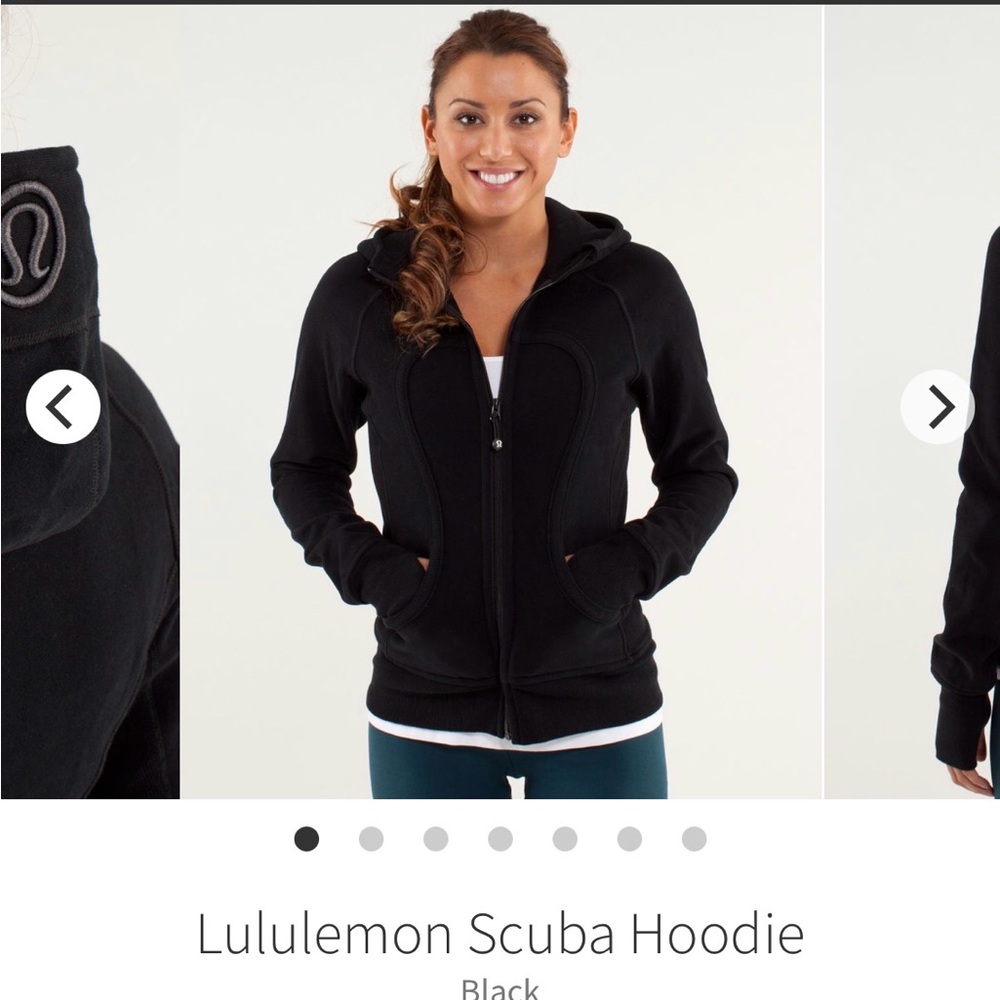 lululemon athletica Black Scuba Hoodie for Women